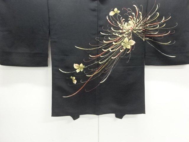 JAPANESE HAORI / EMBROIDERY / KIKU